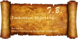 Tankovics Brigitta névjegykártya